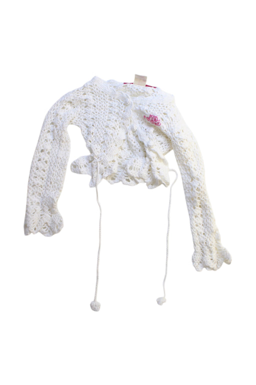 A White Cardigans from Nolita Pocket in size 3-6M for girl. (Front View)