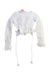 A White Cardigans from Nolita Pocket in size 3-6M for girl. (Back View)