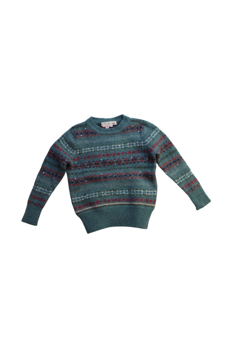 A Multicolour Knit Sweaters from Bonpoint in size 4T for girl. (Front View)