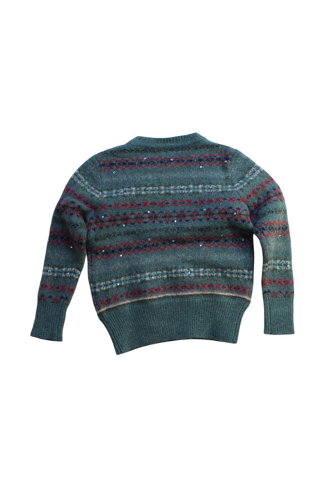 A Multicolour Knit Sweaters from Bonpoint in size 4T for girl. (Back View)