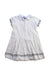 A White Short Sleeve Dresses from Jacadi in size 3T for girl. (Front View)