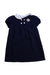 A Navy Short Sleeve Dresses from Balabala in size 12-18M for girl. (Front View)