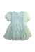 A Green Short Sleeve Dresses from Seed in size 2T for girl. (Front View)
