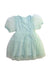A Green Short Sleeve Dresses from Seed in size 2T for girl. (Back View)