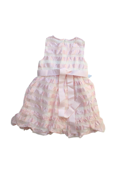 A Pink Sleeveless Dresses from Nicholas & Bears in size 6-12M for girl. (Back View)