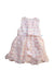 A Pink Sleeveless Dresses from Nicholas & Bears in size 6-12M for girl. (Back View)
