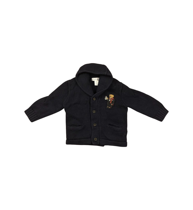 A Navy Knit Sweaters from Ralph Lauren in size 6-12M for boy. (Front View)