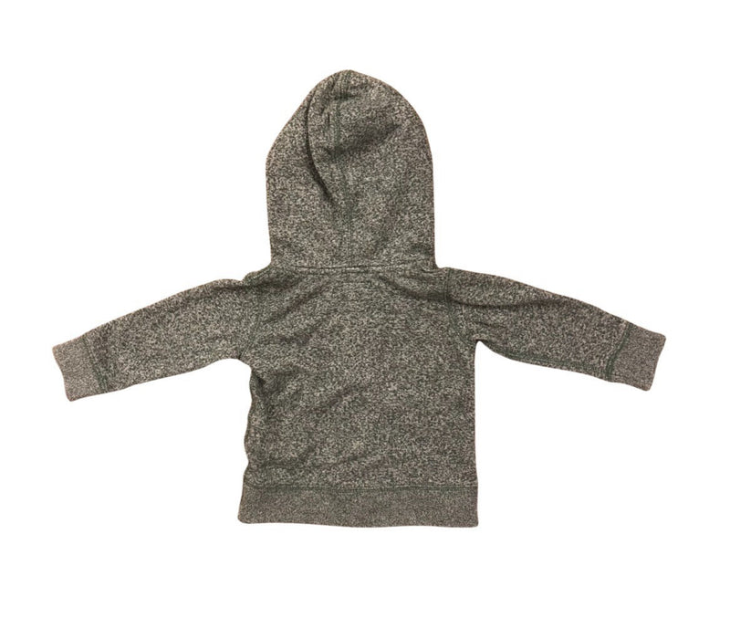 A Grey Zippered Sweatshirts from Roots in size 6-12M for neutral. (Back View)