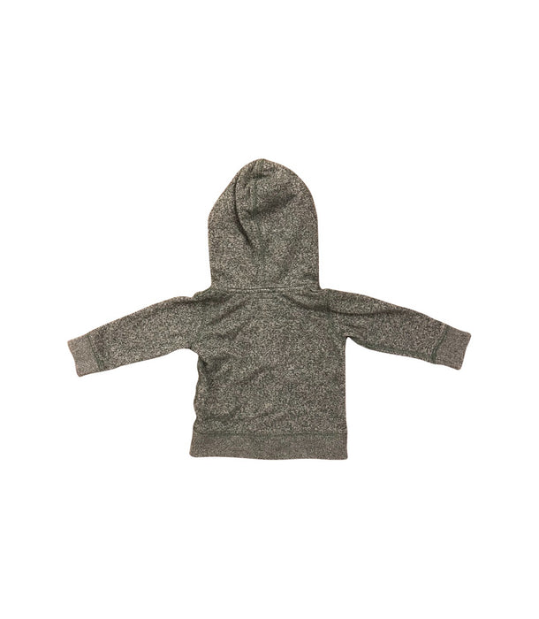 A Grey Zippered Sweatshirts from Roots in size 6-12M for neutral. (Back View)