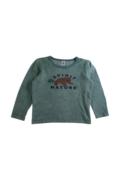 A Green Pants Sets from Petit Bateau in size 6T for boy. (Front View)