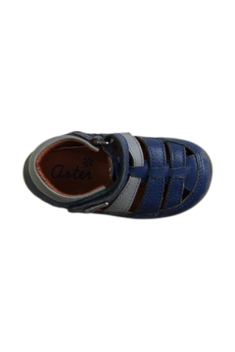 A Blue Sandals from Aster in size 18-24M for girl. (Front View)