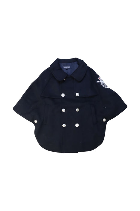 A Navy Capes & Ponchos from Nicholas & Bears in size 2T for girl. (Front View)