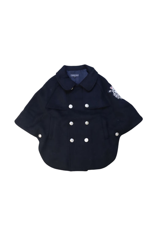 A Navy Capes & Ponchos from Nicholas & Bears in size 2T for girl. (Front View)