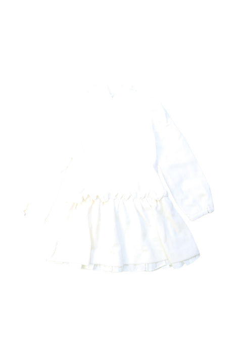 A White Long Sleeve Dresses from Nicholas & Bears in size 4T for girl. (Back View)