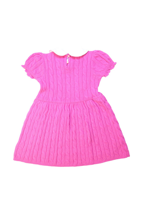 A Pink Sweater Dresses from Ralph Lauren in size 18-24M for girl. (Back View)