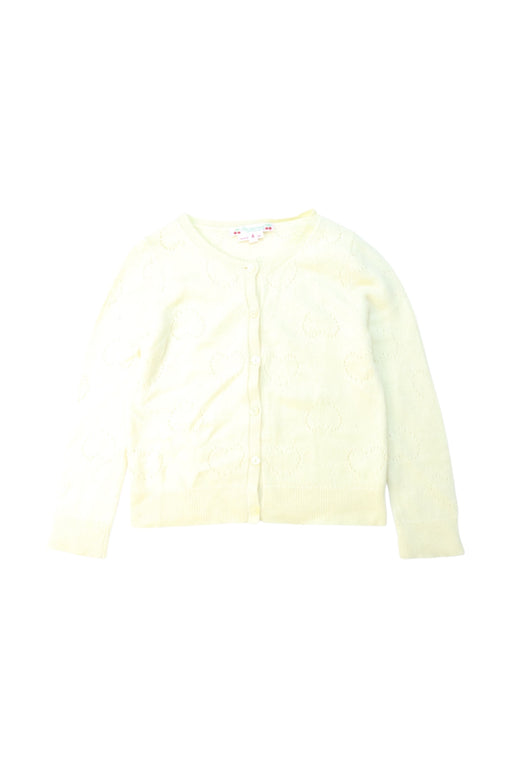 A Ivory Cardigans from Bonpoint in size 4T for girl. (Front View)