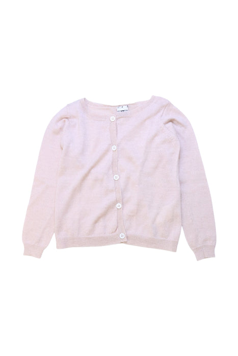 A Pink Cardigans from Bonton in size 4T for girl. (Front View)