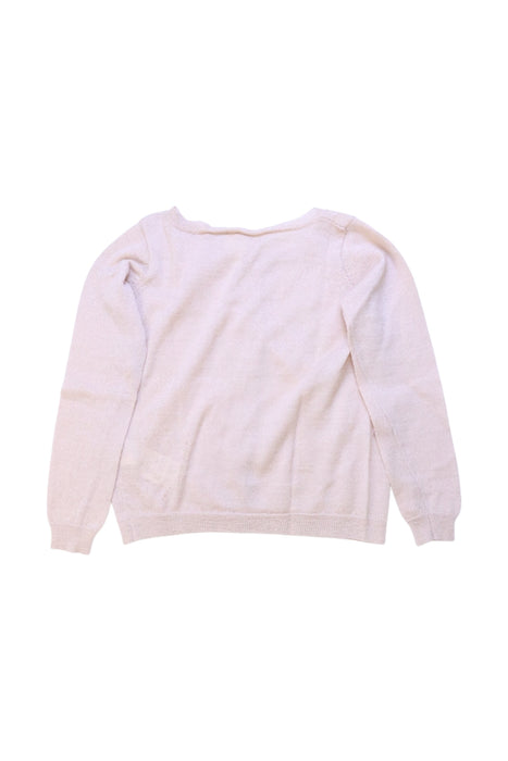 A Pink Cardigans from Bonton in size 4T for girl. (Back View)