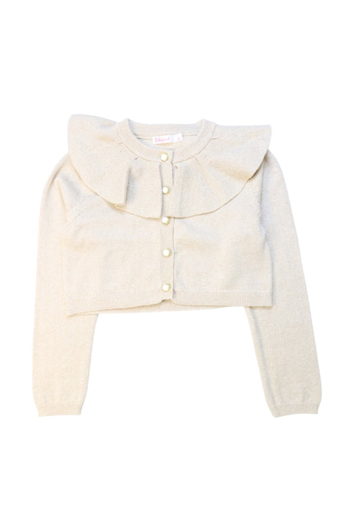 A Ivory Cardigans from Billieblush in size 5T for girl. (Front View)