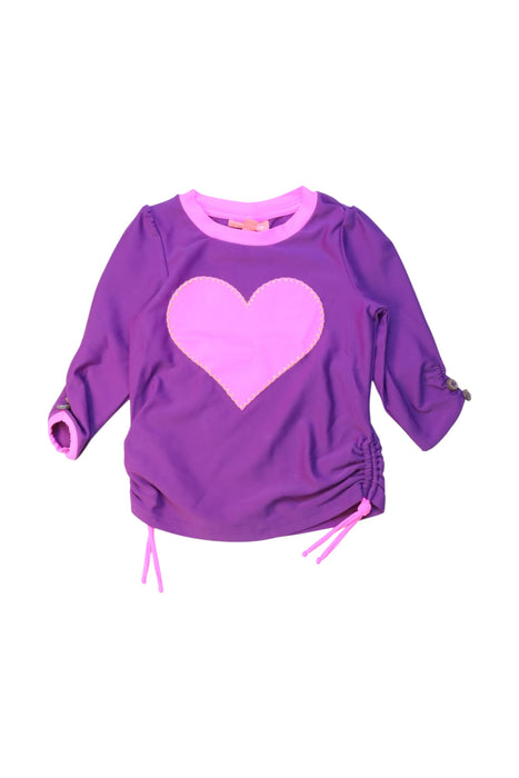 A Purple Rash Guards from Sunuva in size 12-18M for girl. (Front View)