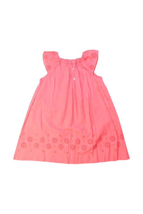 A Pink Sleeveless Dresses from Bonpoint in size 2T for girl. (Back View)