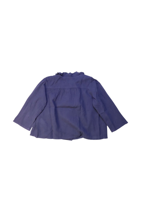 A Navy Lightweight Jackets from Bonton in size 3T for girl. (Back View)