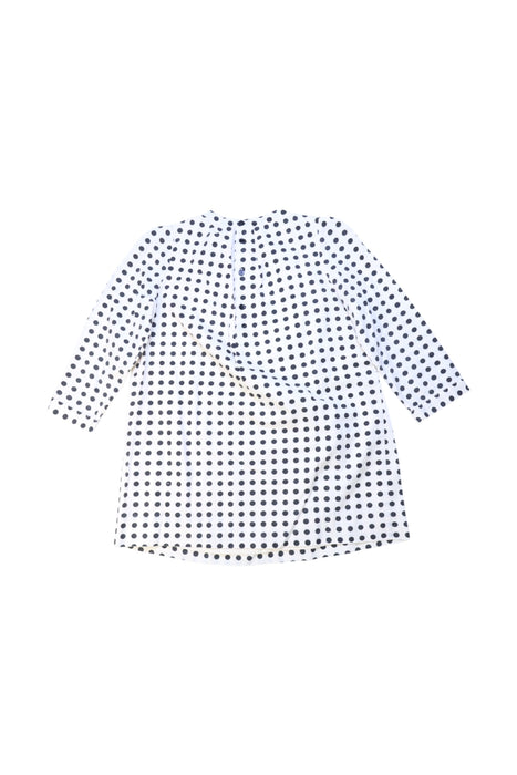 A Black Long Sleeve Dresses from Bonpoint in size 4T for girl. (Back View)