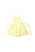 A Yellow Sleeveless Dresses from Polo Ralph Lauren in size 4T for girl. (Back View)