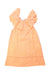 A Peach Sleeveless Dresses from Bleu Comme Gris in size 4T for girl. (Front View)