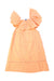 A Peach Sleeveless Dresses from Bleu Comme Gris in size 4T for girl. (Back View)