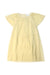 A Beige Sleeveless Dresses from CdeC in size 4T for girl. (Front View)