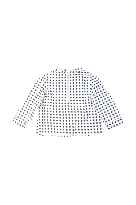 A White Long Sleeve Tops from Bonpoint in size 3T for girl. (Back View)
