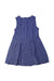 A Blue Sleeveless Dresses from Chouchou Chic in size 2T for girl. (Front View)