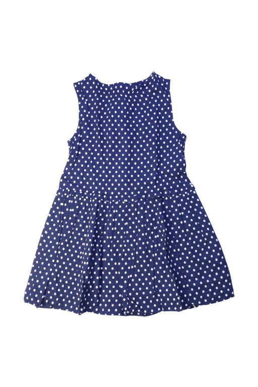 A Blue Sleeveless Dresses from Chouchou Chic in size 2T for girl. (Front View)