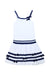 A White Sleeveless Dresses from Nicholas & Bears in size 3T for girl. (Front View)