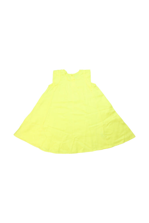 A Yellow Sleeveless Dresses from jnby by JNBY in size 2T for girl. (Front View)