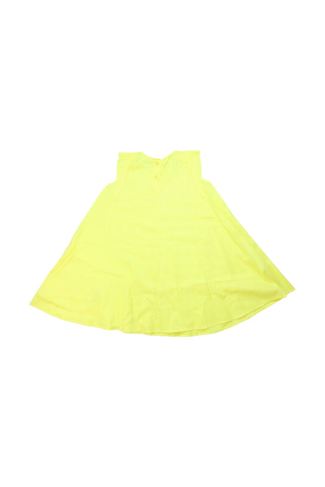 A Yellow Sleeveless Dresses from jnby by JNBY in size 2T for girl. (Back View)