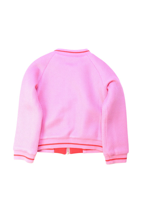 A Pink Lightweight Jackets from Billieblush in size 4T for girl. (Back View)