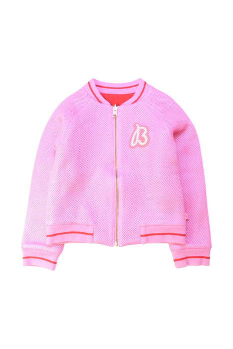 A Pink Lightweight Jackets from Billieblush in size 6T for girl. (Front View)