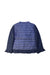A Navy Puffer/Quilted Jackets from Il Gufo in size 6T for girl. (Back View)