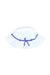 A White Sun Hats from Jacadi in size 4T for girl. (Front View)