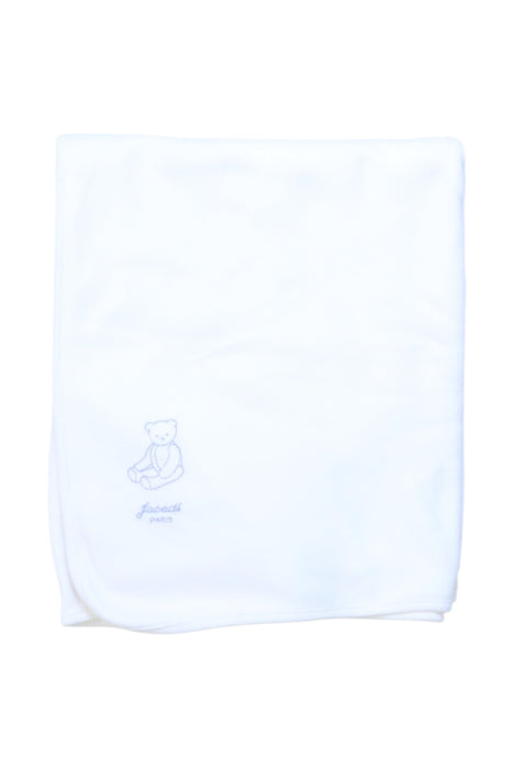A White Blankets from Jacadi in size O/S for neutral. (Front View)