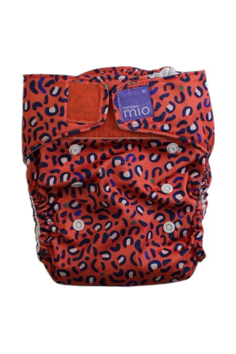A Orange Cloth Diapers from Bambino Mio in size 6-12M for girl. (Front View)