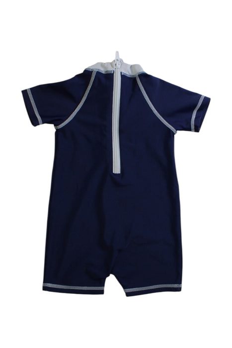 A Navy Swimsuits from Bout'Chou in size 6-12M for boy. (Back View)