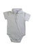 A White Short Sleeve Bodysuits from Jacadi in size 6-12M for boy. (Front View)