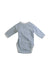 A Blue Long Sleeve Bodysuits from Petit Bateau in size Newborn for boy. (Back View)