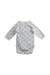 A White Long Sleeve Bodysuits from Petit Bateau in size Newborn for neutral. (Back View)