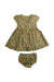 A Multicolour Dress Sets from Ralph Lauren in size 3-6M for girl. (Back View)