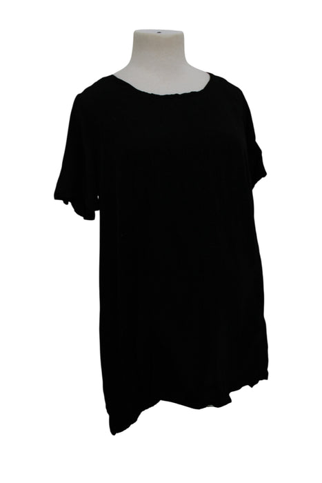 A Black Short Sleeve Tops from Ripe in size Maternity-M for maternity. (Back View)