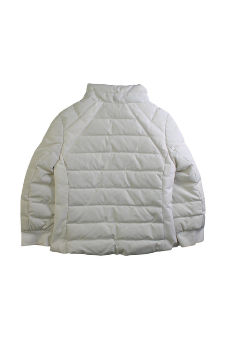 A White Puffer/Quilted Coats & Outerwear from Ferrari in size 3T for girl. (Back View)